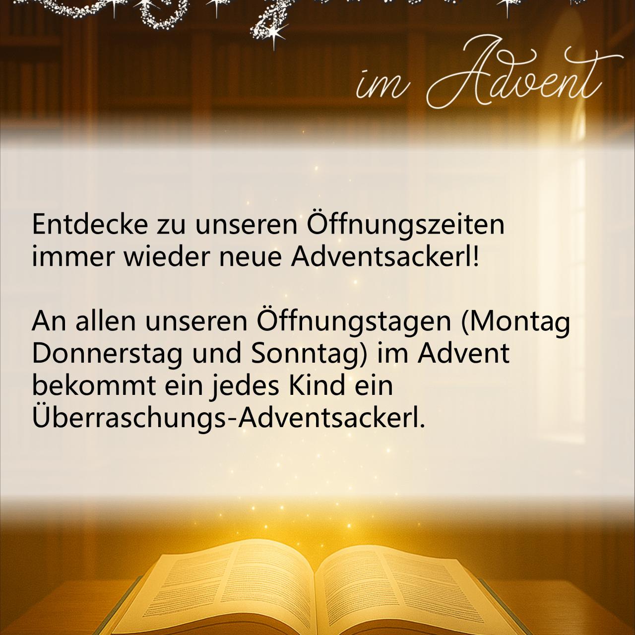 Advent in der Bibliothek